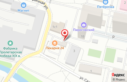 Магазин продуктов в Москве на карте
