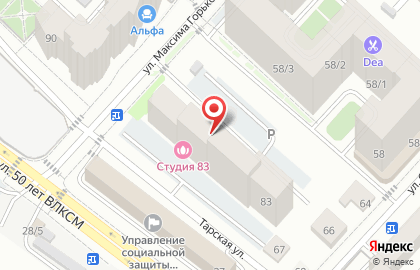 Строящиеся объекты СМП-280 на улице Максима Горького на карте
