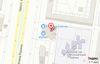 Магазин фруктов и овощей в Автозаводском районе на карте