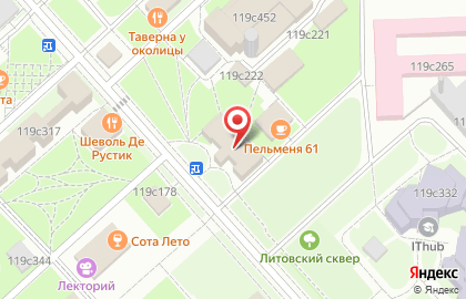 Общежитие в Москве на карте