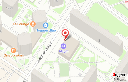 Фитнес-клуб Athletic gym на улице Николая Ростовцева на карте