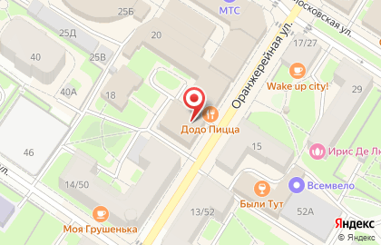Пышечная в Санкт-Петербурге на карте