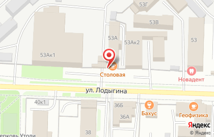 Столовая в Перми на карте