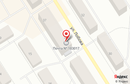 Почта Банк в Мурманске на карте