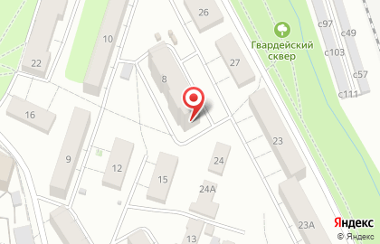 Парикмахерская Орхидея в Октябрьском городке на карте