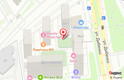 Студия маникюра SODA на метро Беломорская на карте