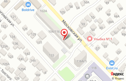 Московский Индустриальный банк на Московской улице на карте