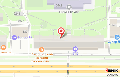 Салон красоты Фрида на Ленинском проспекте на карте