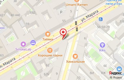 Пекарня в Санкт-Петербурге на карте