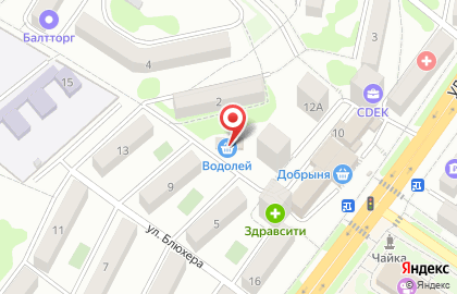 Автоцентр Фортуна, на карте