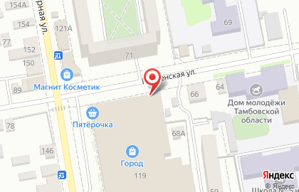 Золотой ключик на Пензенской улице на карте