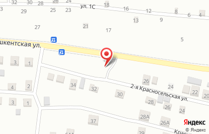 Продуктовый магазин У Галины на Красносельской улице на карте
