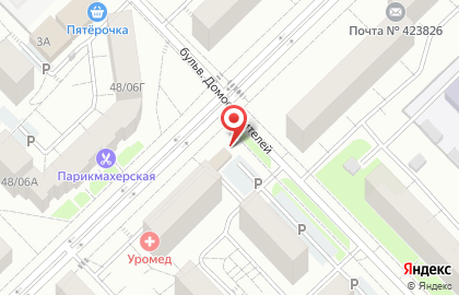 Киоск по продаже овощей и фруктов на улице Шамиля Усманова на карте