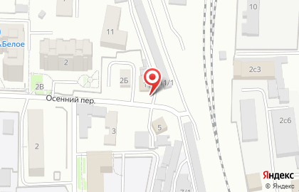 Автомойка Кипяток в Осенном переулке на карте