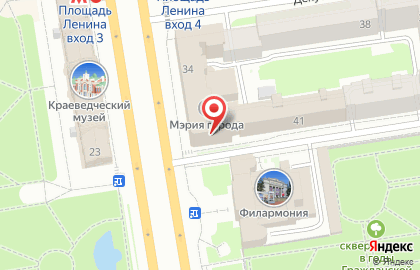 Отдел межрегиональных связей и выставочной деятельности, Департамент промышленности, инноваций и предпринимательства Мэрии г. Новосибирска на карте