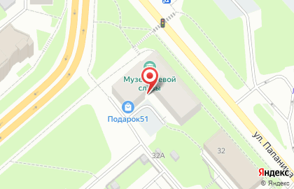 Мастерская Hand Made на улице Папанина на карте