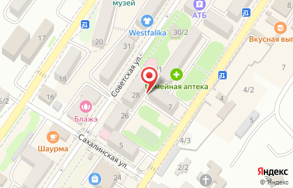 Золушка на Советской улице на карте