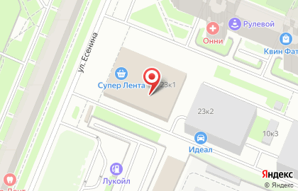 Центр доктора Бубновского на улице Есенина на карте