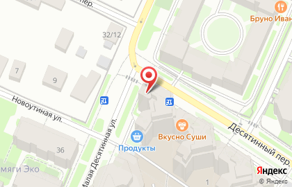 Магазин цветов в Санкт-Петербурге на карте