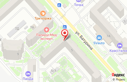 Кабинет парикмахерских услуг в Советском районе на карте