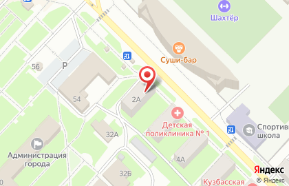 Центральная городская больница МБУ на Советской улице на карте