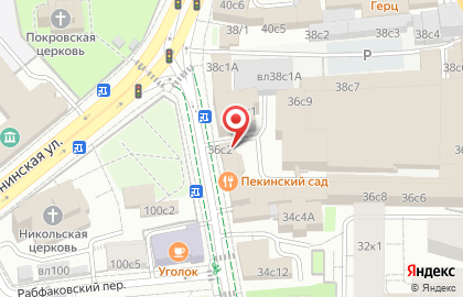 Векта на Электрозаводской на карте