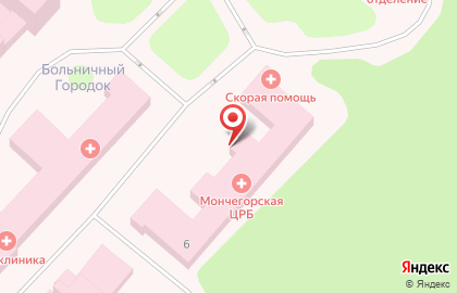 Мончегорская центральная районная больница на проспекте Кирова на карте