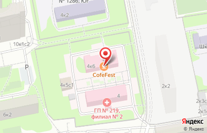 Кофейня CofeFest на бульваре Яна Райниса на карте