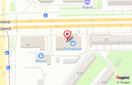 Деловой центр Мир на проспекте Ленина на карте