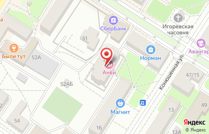 Салон красоты Анви в Пушкинском районе на карте