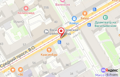 Бистро Шеф-Кебаб в Василеостровском районе на карте