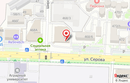 Торгово-офисный центр Закрома на карте