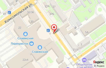 Киоск по продаже печатной продукции Газетный Двор на улице Ленина на карте