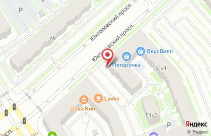 Суши-бар Суши Wok в Приморском районе на карте