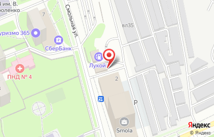Автомойка Клин Кар на Смольной улице на карте
