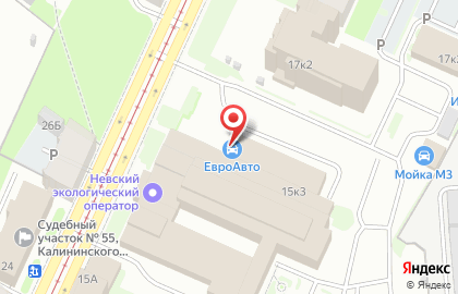 Магазин автозапчастей и сервис ЕвроАвто на Кондратьевском проспекте на карте