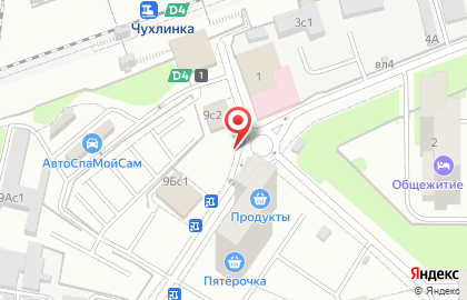 Киоск фастфудной продукции, Рязанский район на карте