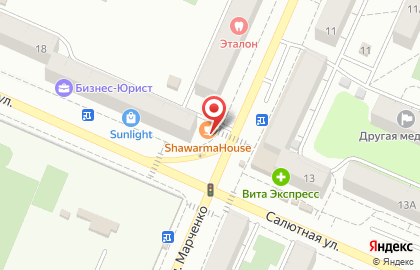 Кафе фастфудной продукции Shawarma House в Тракторозаводском районе на карте