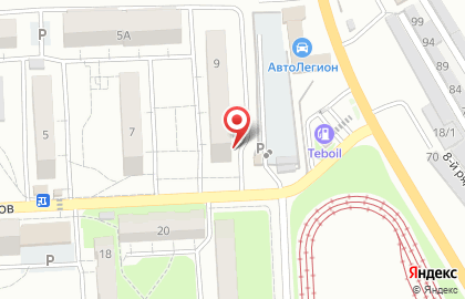 Автостоянка в Волгограде на карте