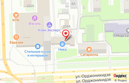 Клиника Мастерская Здоровья на Московской на карте