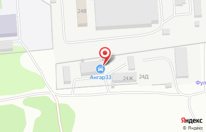 Автосервис Ангар 33 на карте