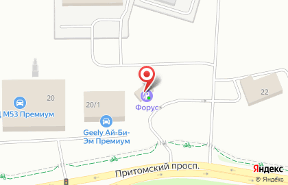 КИА Центр Кемерово-Север на карте