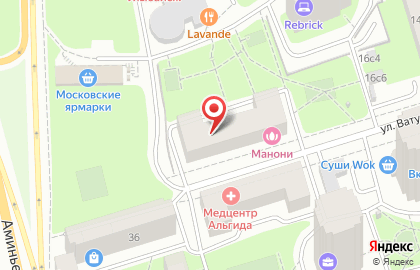 Хостел Уютный в Москве на карте