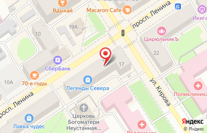Магазин товаров для рукоделия Мое хобби на проспекте Ленина на карте