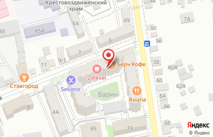 Агентство недвижимости ЖилГрад на улице Спартака на карте