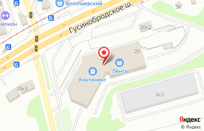 Сеть фирменных салонов-магазинов Владимирская фабрика дверей на Гусинобродском шоссе на карте