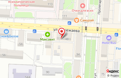 Магазин нижнего белья Грация на улице Полежаева на карте