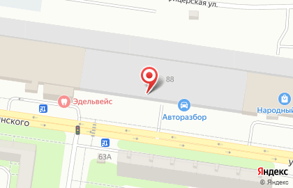 Гаражный кооператив Восход №23 на карте