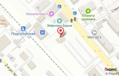 Магазин фастфудной продукции на Крестьянской улице на карте
