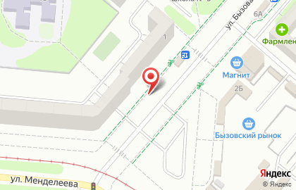 Реабилитационный Центр лечения наркомании и алкоголизма «Мечта» на улице Бызова на карте